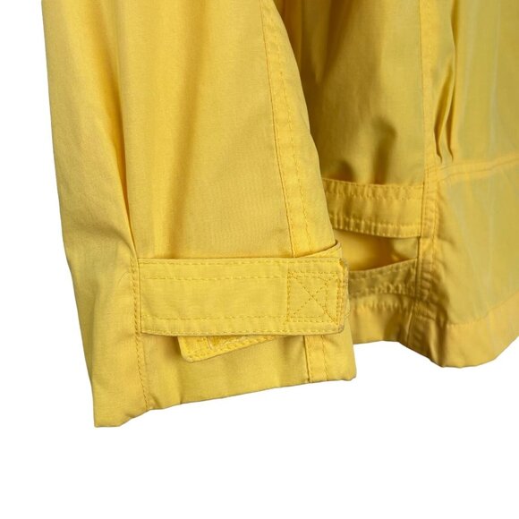 Vintage London Fog Winning Edge Jacket Womens 11 / 12  Yellow Windbreaker Taiwan - Picture 4 of 9
